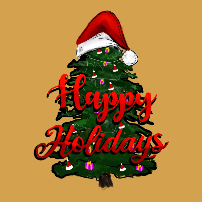 Happy Holidays Christmas Tree Urban Hoodie by RanaPortraitStore | Teevron