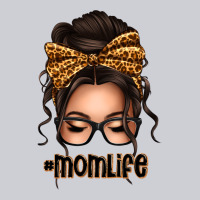 Caucasian Leopard Messy Bun Mom Life Urban Hoodie | Teevron
