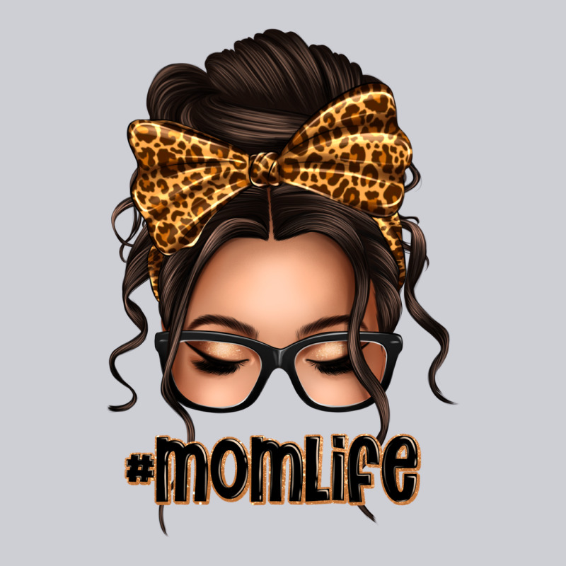 Caucasian Leopard Messy Bun Mom Life Urban Hoodie by texasbilliewilder | Teevron