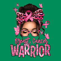 Brest Cancer Warrior Afro Messy Bun Urban Hoodie | Teevron