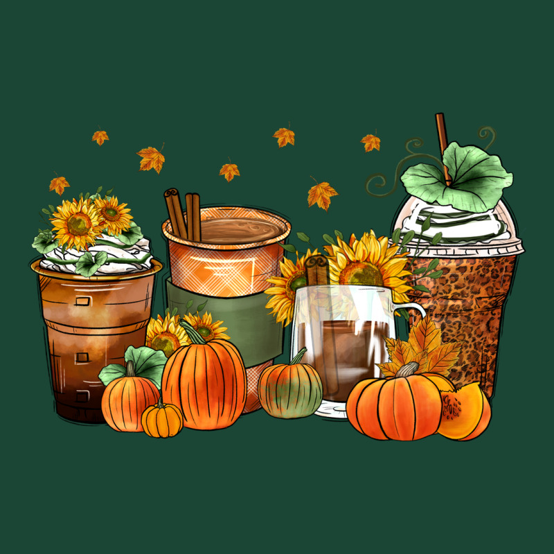 Fall Coffee Cups Urban Hoodie by Zillion Design Studio | Teevron