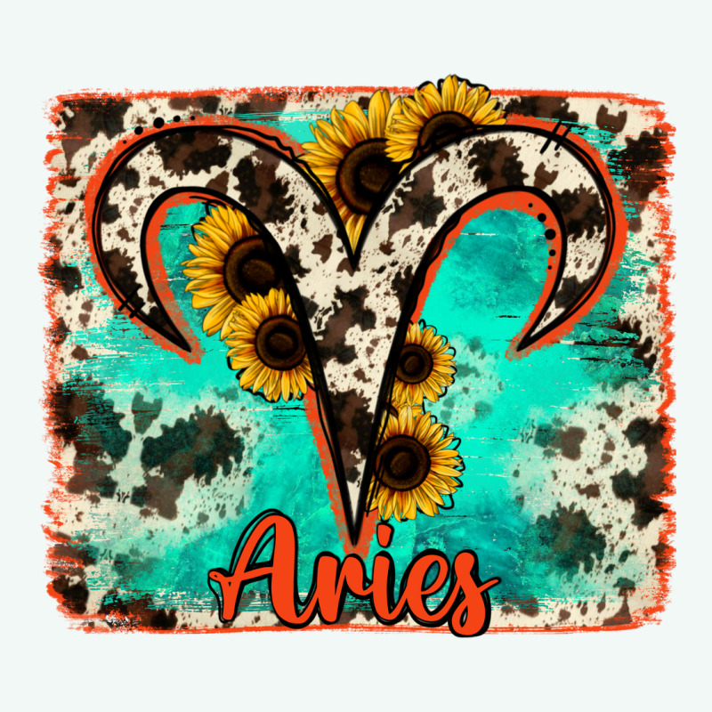 Aries Turquoise Cowhide Premium Hoodie by RanaPortraitStore | Teevron