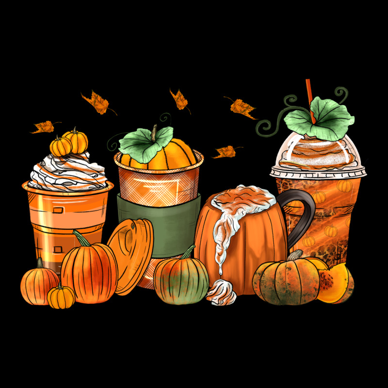 Pumpkins Coffee Cups Urban Hoodie by Zillion Design Studio | Teevron