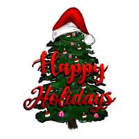 happy holidays christmas tree | Teevron