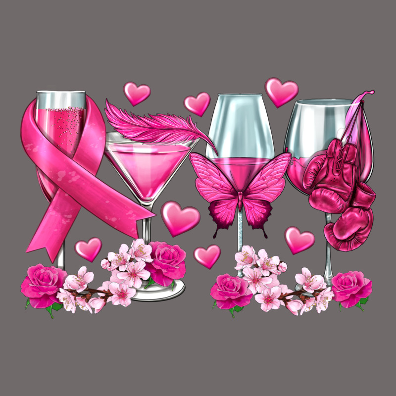 Breast Cancer Wine Glasses Urban Hoodie by texasbilliewilder | Teevron