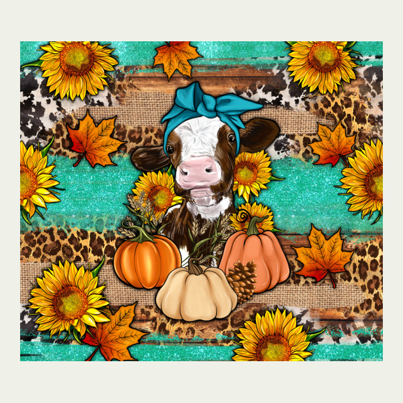Cow Fall Pumpkin Urban Heavy Tee by Artiststas | Teevron