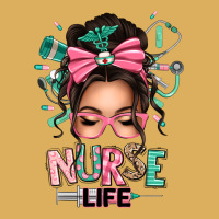 Afro Messy Bun Nurse Life Premium Hoodie | Teevron