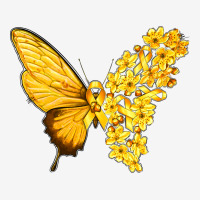 Flowers And Childhood Cancer Ribbon Butterfly Urban Hoodie | Teevron