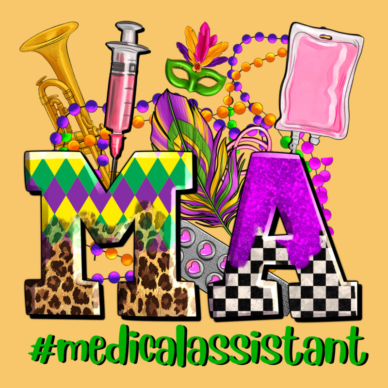 Mardi Gras Ma Medical Assistant Vintage Hoodie by AdoDesignShop | Teevron