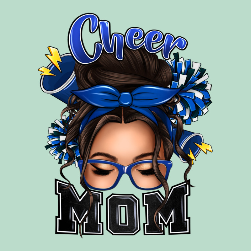 Cheer Mom Messy Bun Premium Hoodie by texasbilliewilder | Teevron