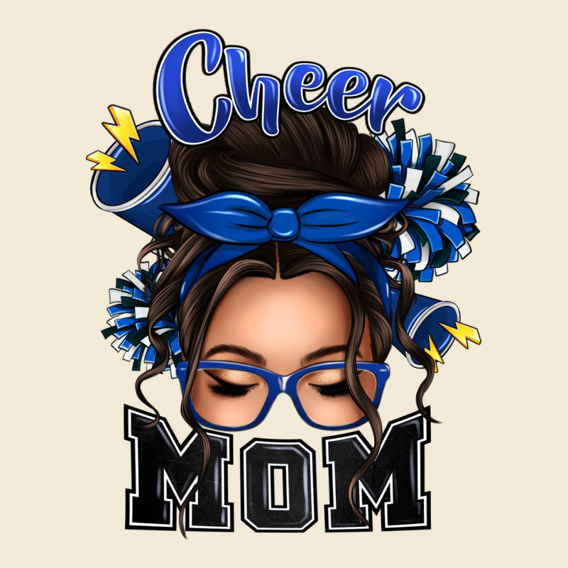 Cheer Mom Messy Bun Premium Hoodie by texasbilliewilder | Teevron