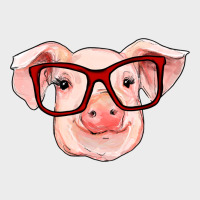 Pig With Red Glasses Urban Hoodie | Teevron