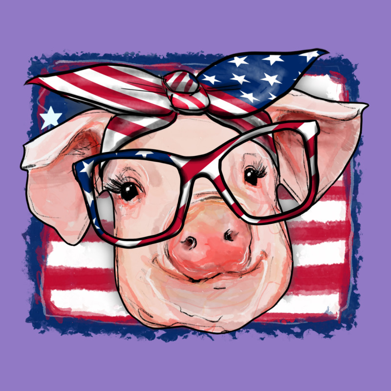 American Flag Pig Urban Hoodie by RanaPortraitStore | Teevron