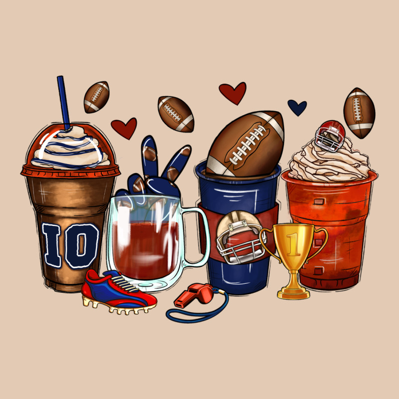 American Football Coffee Cups Urban Hoodie by Zillion Design Studio | Teevron