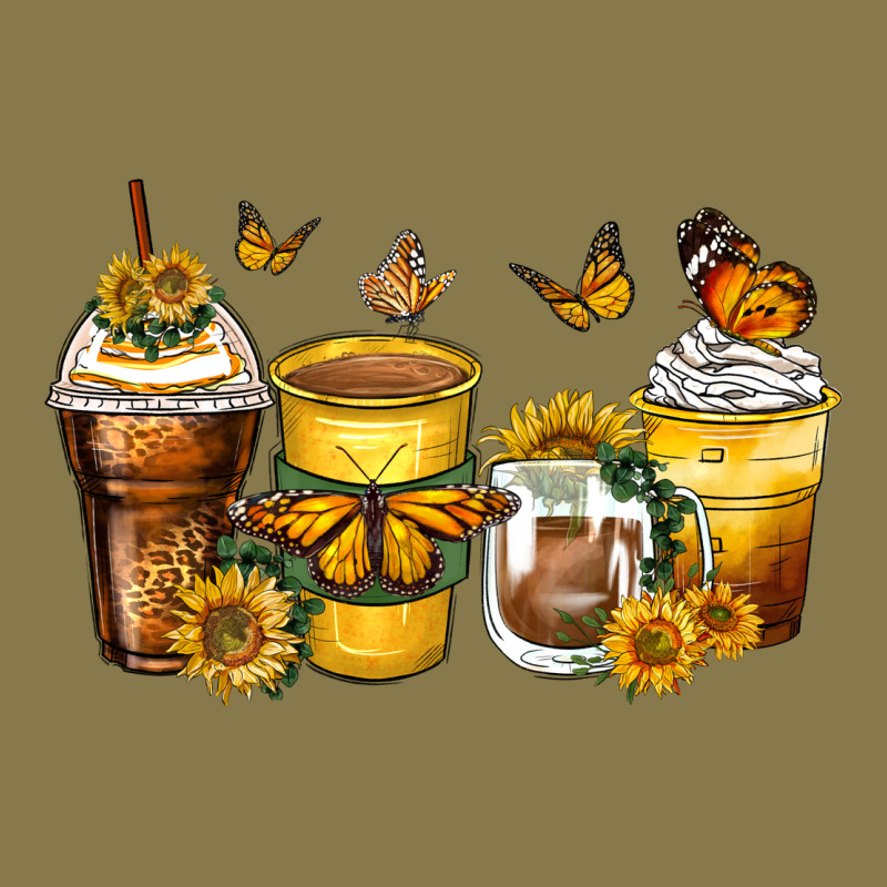 Butterfly Coffee Cups Premium Hoodie by Zillion Design Studio | Teevron