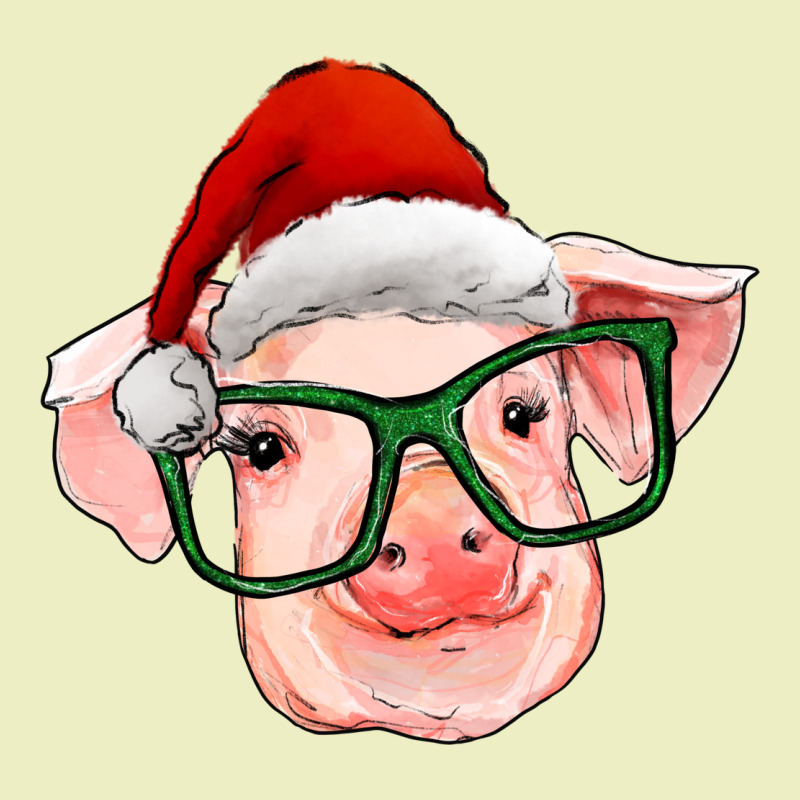 Christmas Pig With Santa Claus Hat Urban Hoodie by RanaPortraitStore | Teevron
