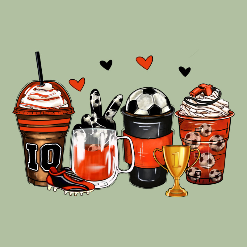 Soccer Coffee Cups Urban Hoodie by Zillion Design Studio | Teevron