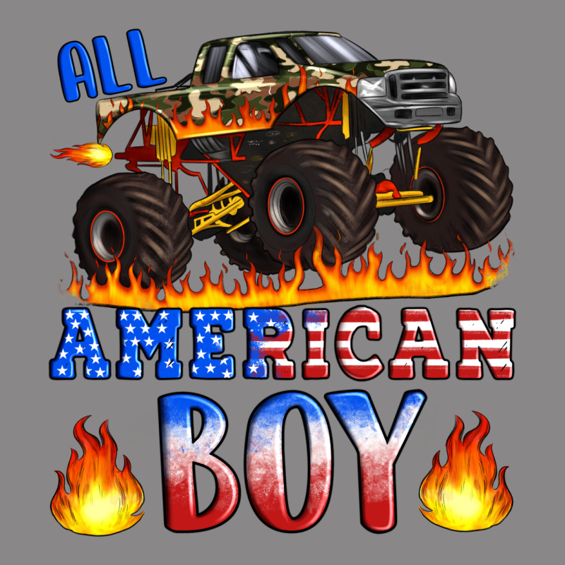 All American Boy Monster Truck Vintage Tee by Artiststas | Teevron