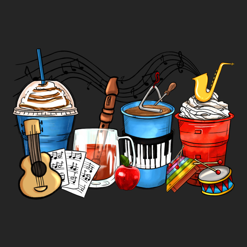 Music Teacher Coffee Cups Premium Hoodie by Zillion Design Studio | Teevron