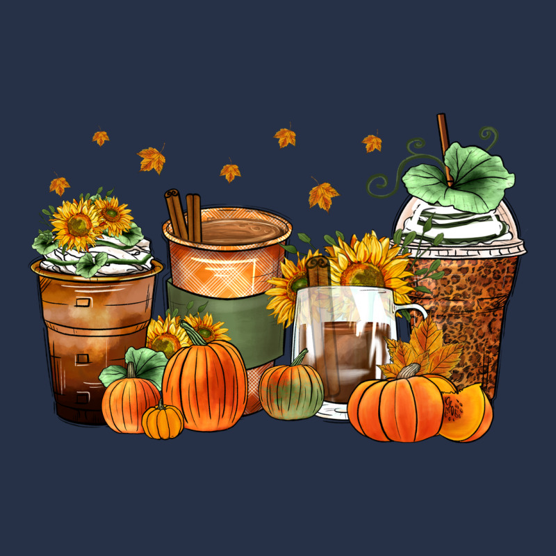 Fall Coffee Cups Premium Hoodie by Zillion Design Studio | Teevron
