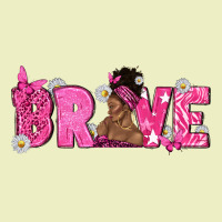 Breast Cancer Brave With Afro Woman Urban Hoodie | Teevron