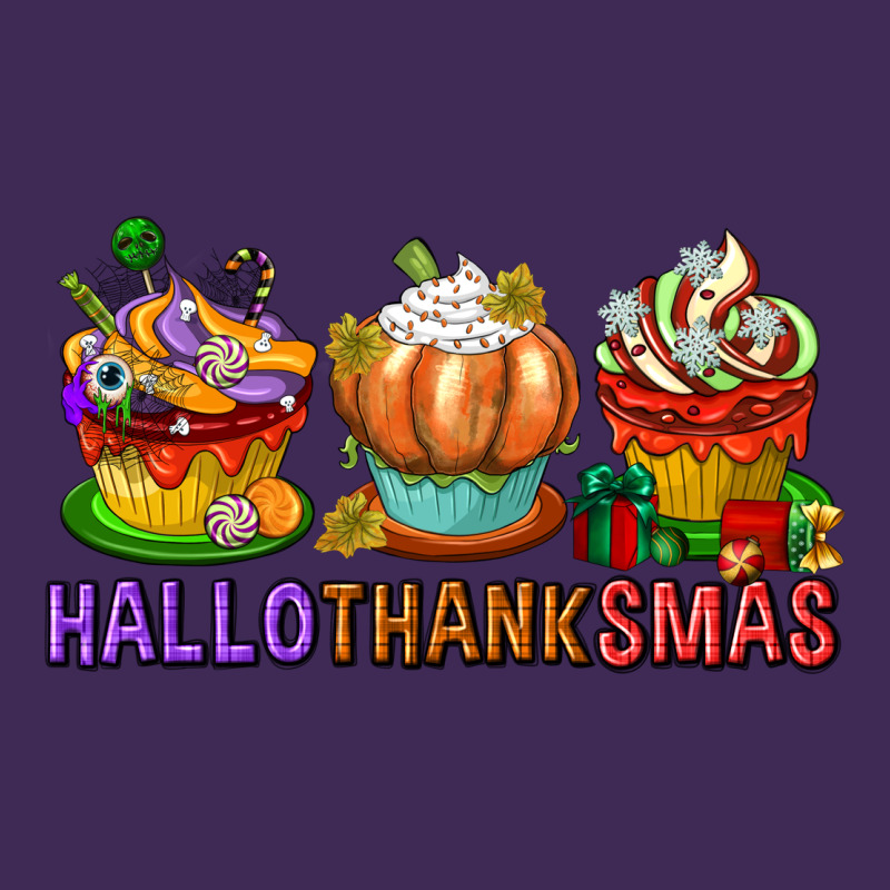 Hallothanksmas Cupcakes Premium Hoodie by texasbilliewilder | Teevron