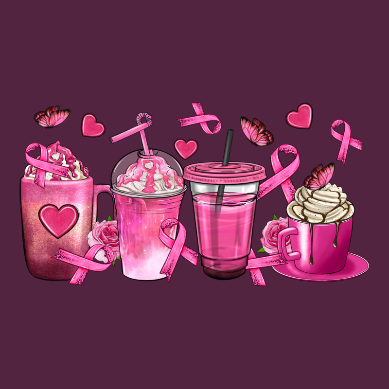 Breast Cancer Coffee Cups Urban Hoodie by texasbilliewilder | Teevron