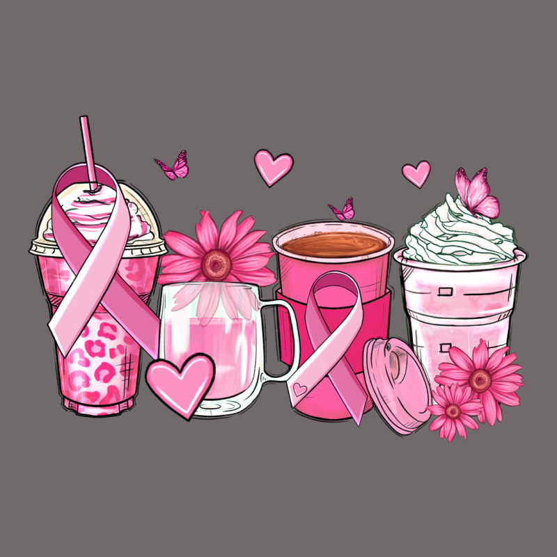 Breast Cancer Coffee Cups Urban Hoodie by Zillion Design Studio | Teevron