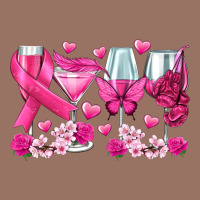 Breast Cancer Wine Glasses Premium Hoodie | Teevron