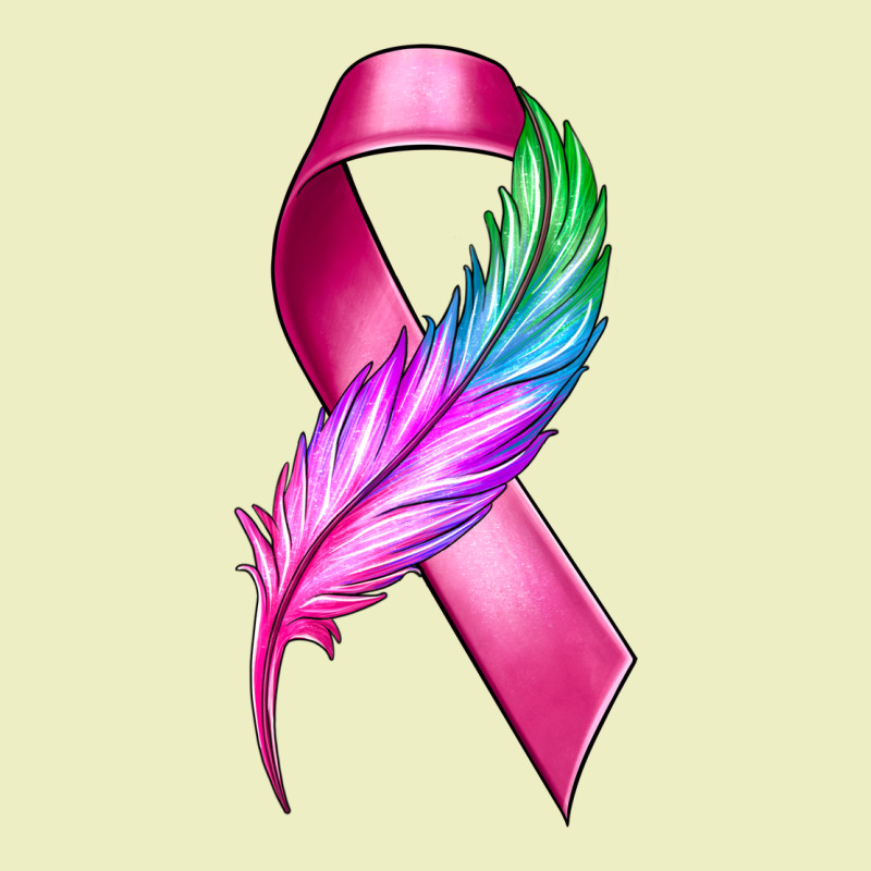Breast Cancer Ribbon With Feather Urban Hoodie by texasbilliewilder | Teevron