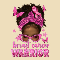 Afro Messy Bun Breast Cancer Warrior Premium Hoodie | Teevron
