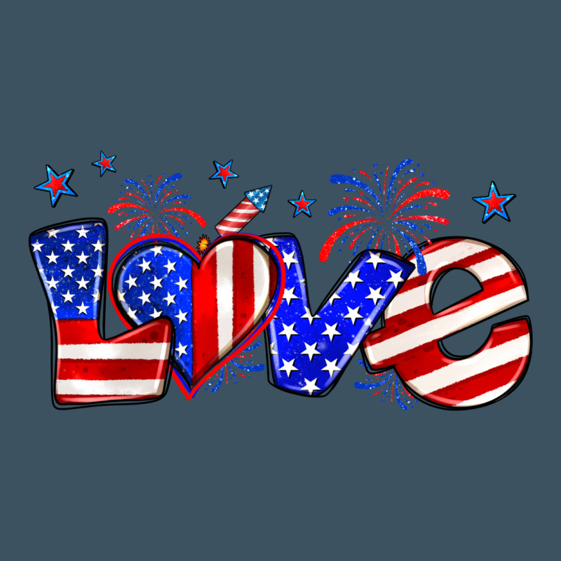 Love 4th Of July Urban Hoodie by Zillion Design Studio | Teevron