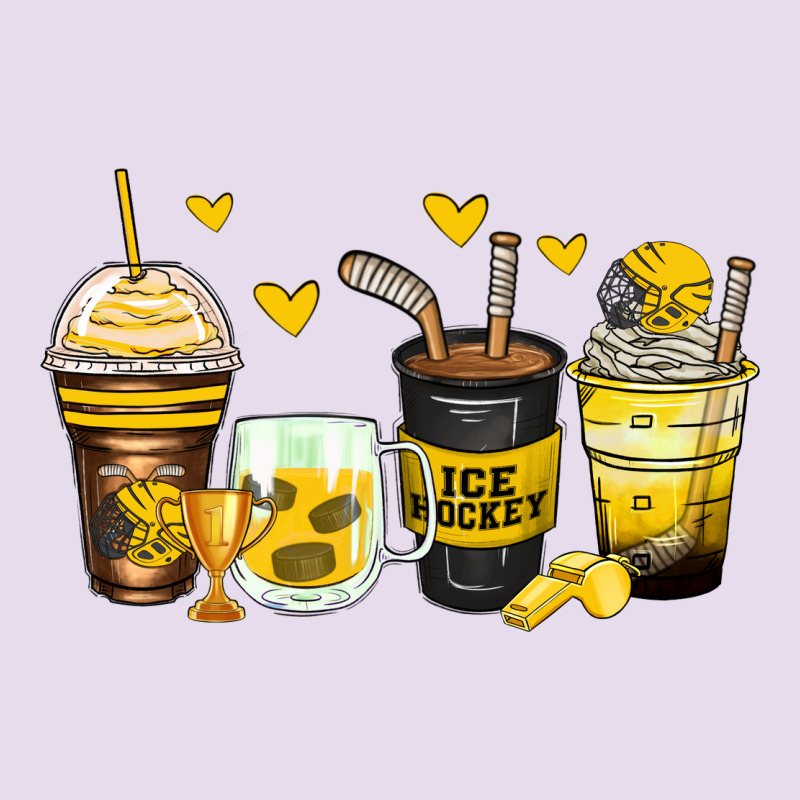 Ice Hockey Coffee Cups Premium Hoodie by Zillion Design Studio | Teevron