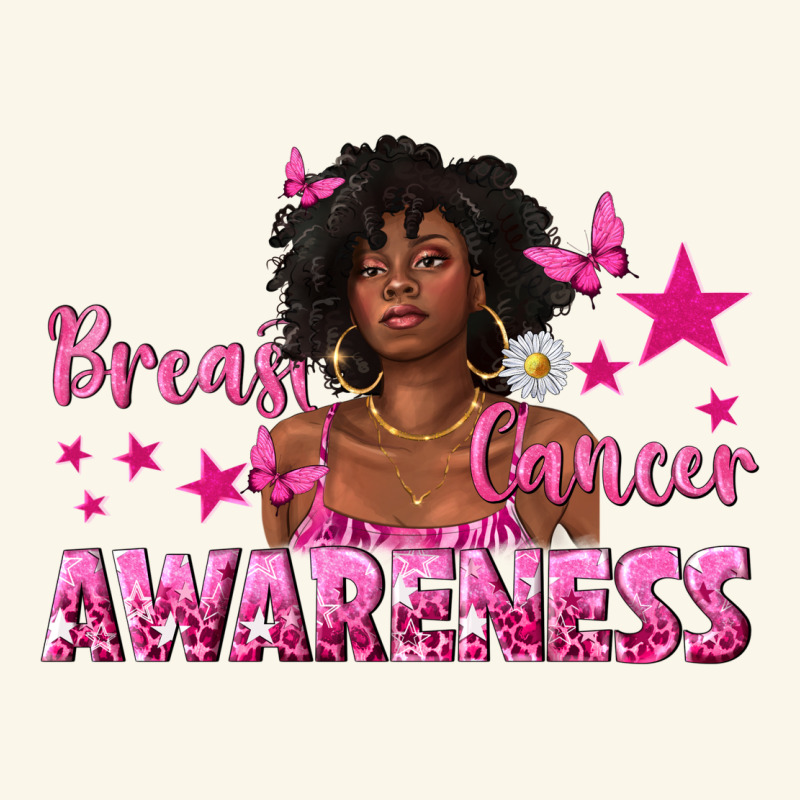 Breast Cancer Awareness With Afro Woman Premium Hoodie by texasbilliewilder | Teevron