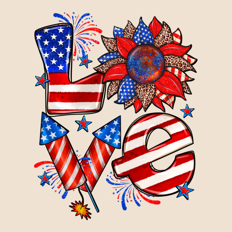 4th Of July Love Urban Hoodie by Zillion Design Studio | Teevron