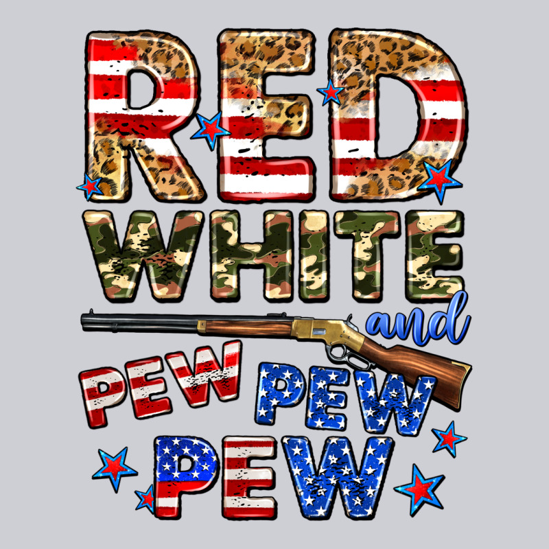 Red White And Pew Pew Pew Urban Hoodie by Zillion Design Studio | Teevron