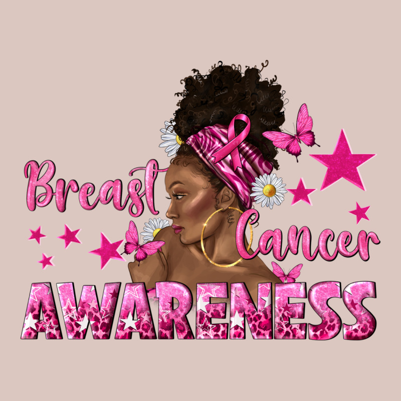 Breast Cancer Awareness With Afro Woman Premium Hoodie by texasbilliewilder | Teevron