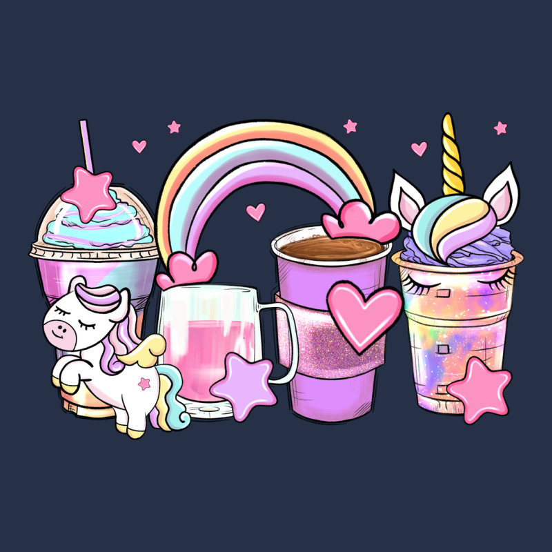 Unicorn Coffee Cups Premium Hoodie by Zillion Design Studio | Teevron