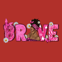 Breast Cancer Brave With Afro Woman Premium Hoodie | Teevron