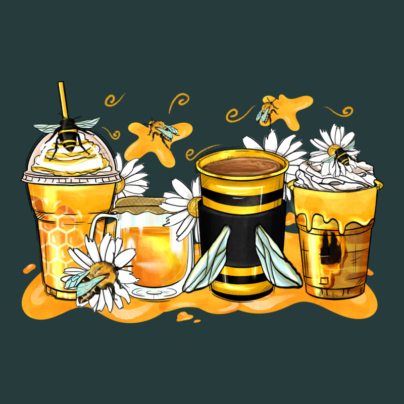 Bumble Bee Coffee Cups Premium Hoodie by Zillion Design Studio | Teevron