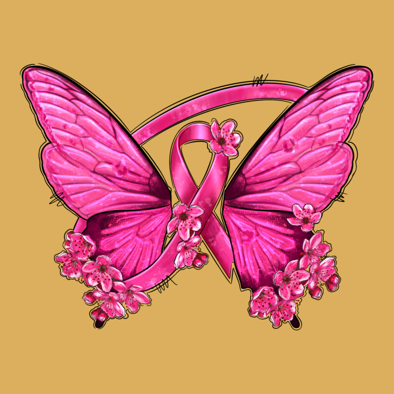 Breast Cancer Butterfly Premium Hoodie by texasbilliewilder | Teevron