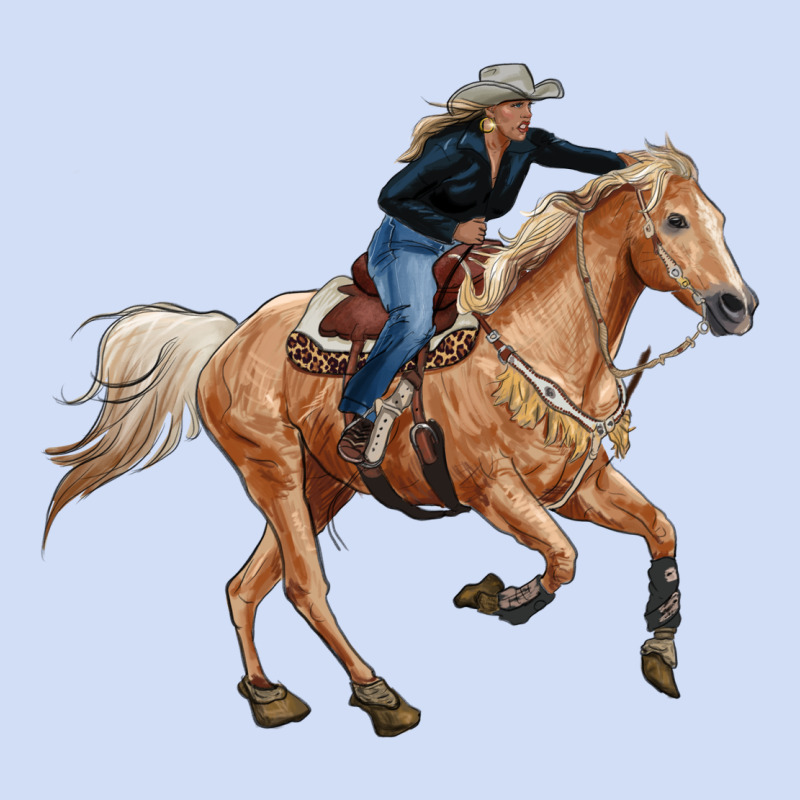 Horse Body With Cowgirl Urban Hoodie by RanaPortraitStore | Teevron