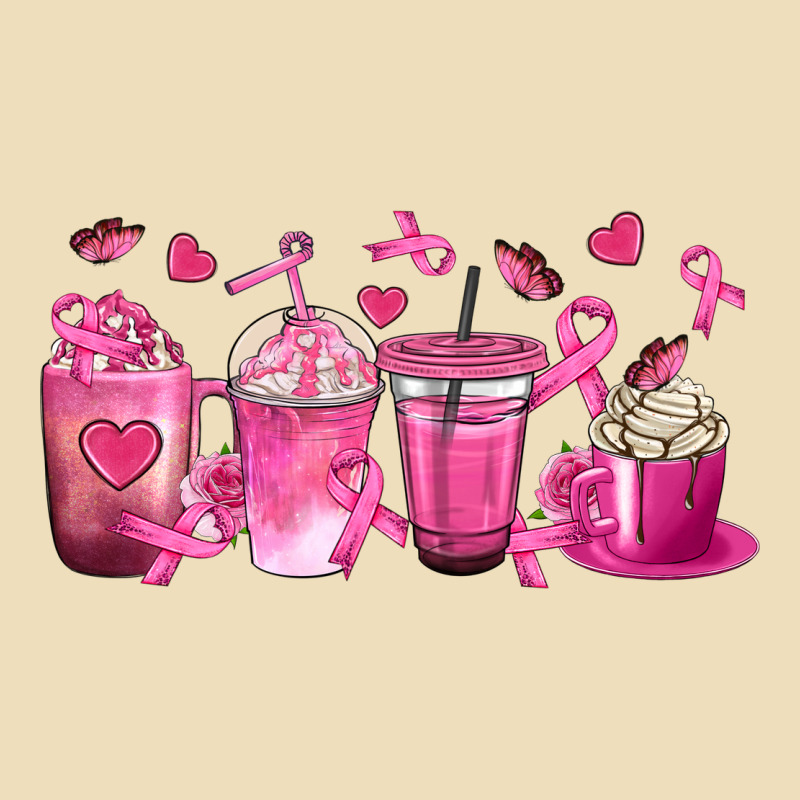 Breast Cancer Coffee Cups Premium Hoodie by texasbilliewilder | Teevron