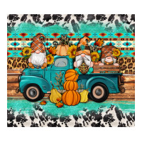 western fall truck gnomes tumbler | Teevron
