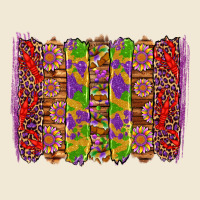 Mardi Gras Crawfish Brushstrokes Ladies Tee | Teevron