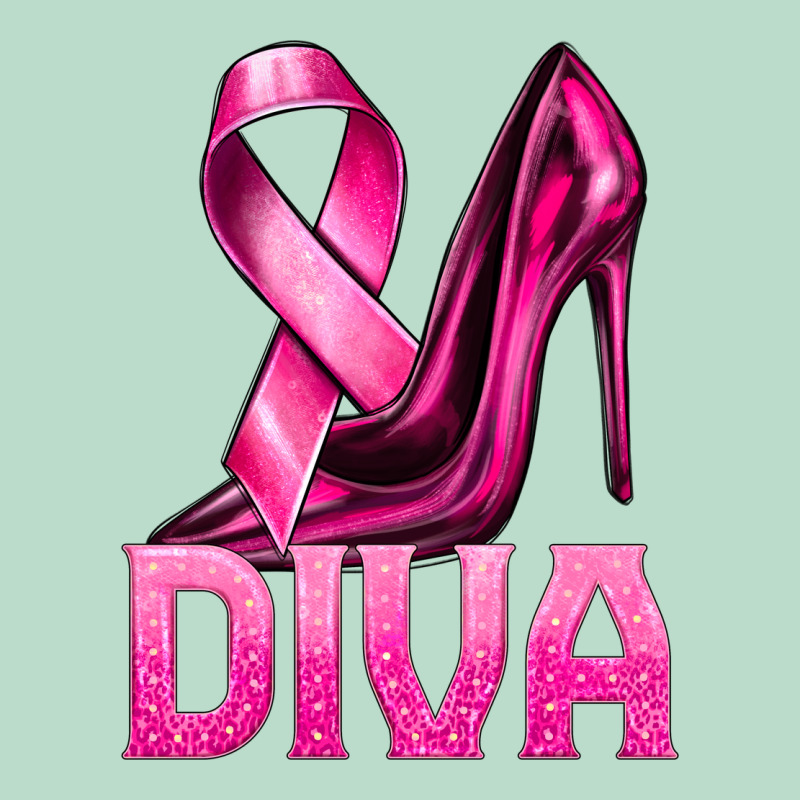 Breast Cancer Diva Ribbon And Heels Premium Hoodie by texasbilliewilder | Teevron