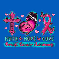 Faith Hope Cure Breast Cancer Awareness Urban Hoodie | Teevron