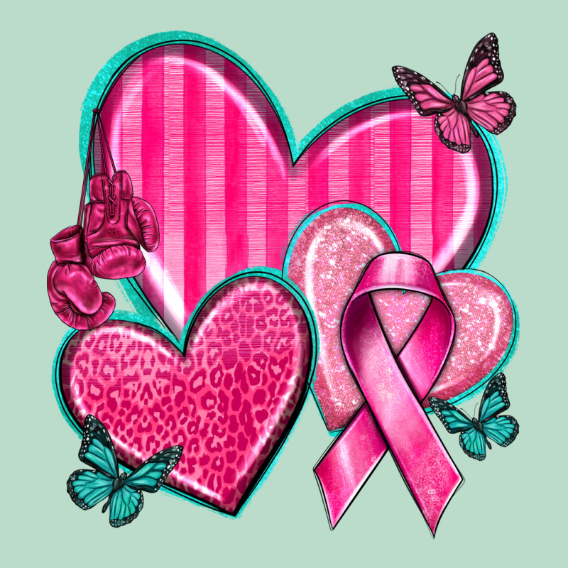 Breast Cancer Hearts Premium Hoodie by texasbilliewilder | Teevron