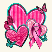 Breast Cancer Hearts Premium Hoodie | Teevron