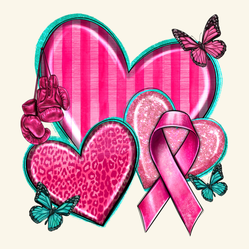 Breast Cancer Hearts Premium Hoodie by texasbilliewilder | Teevron
